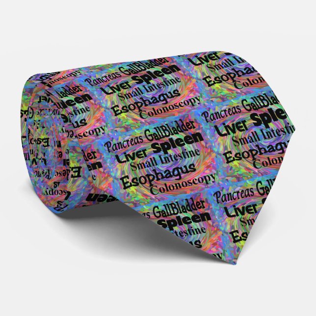 Cravate Terminologie de gastroentérologue (Roulé)
