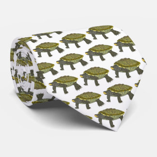 Cravate Terrapin (white) - Neck Tie