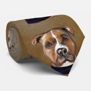 CRAVATE TERRIER AMÉRICAIN DU STAFFORDSHIRE