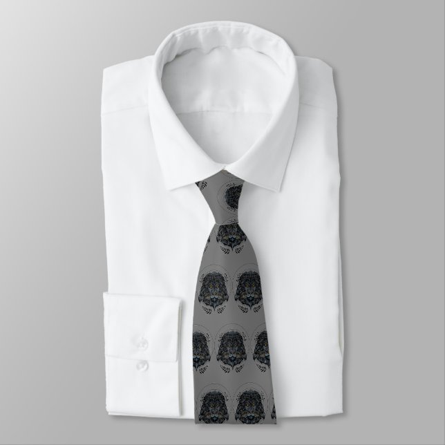 Cravate Tête de lion (Attaché)