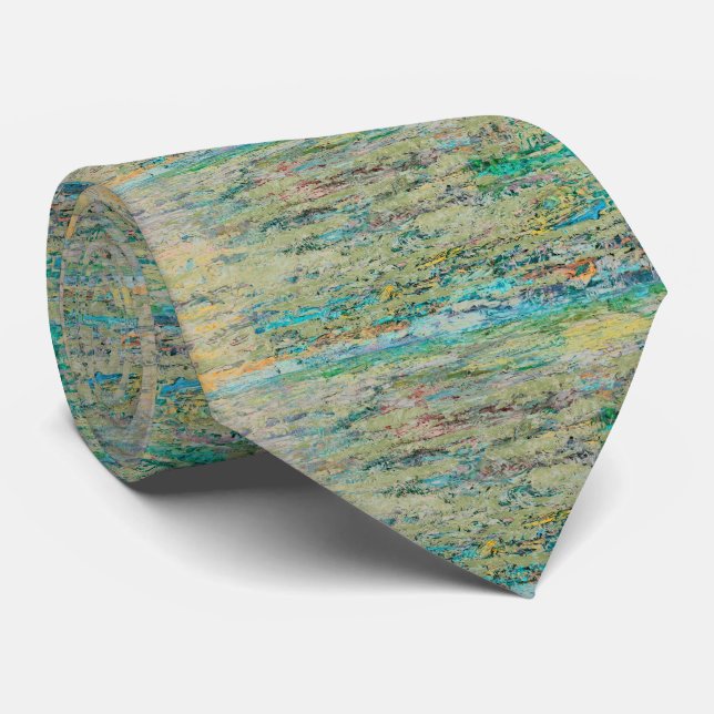 Cravate Texture Toorop – Expression organique (Roulé)