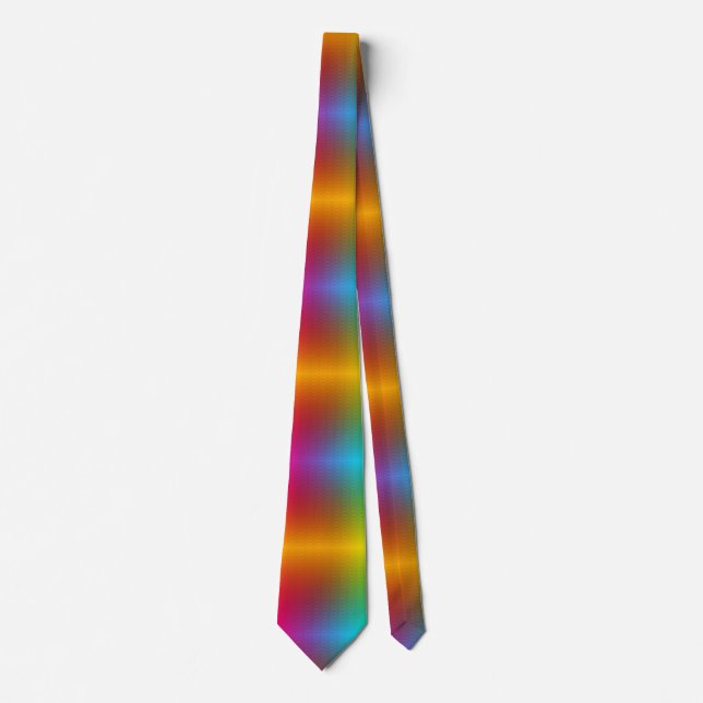 Cravate This rainbow pattern necktie  (Devant)