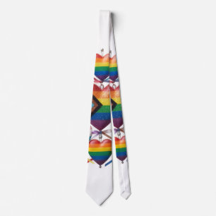 Cravate Tie à motif cœur conçu