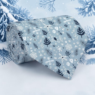 Cravate Tie à motif hivernal saisonnier