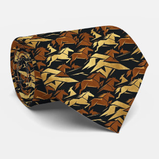 Cravate Tie Abstrait pour le Derby de Courses de Chevaux