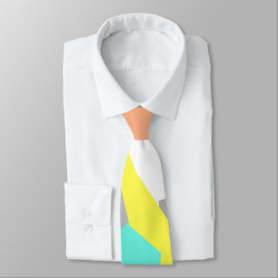 Cravate Tie Art Abstrait Couleurs Pastel Vibes Positives