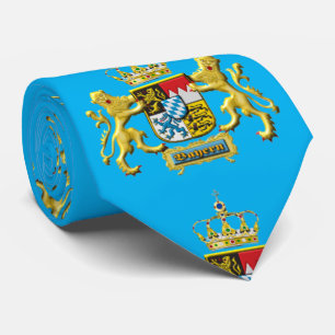 Cravate Tie avec les Armoiries de Bavière