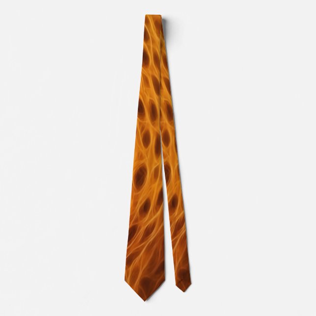 Cravate Tie Cheetah Brûlé (Devant)