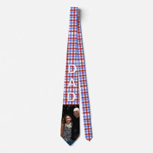 Cravate Tie Coloré Patriotique pour la Fête des Pères à Ca