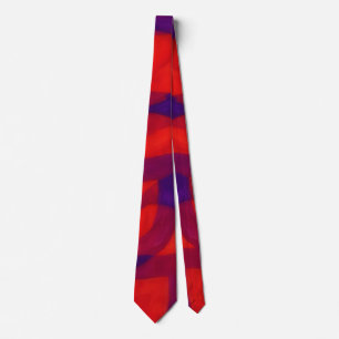Cravate Tie Cool Rouge Violet et Bleu