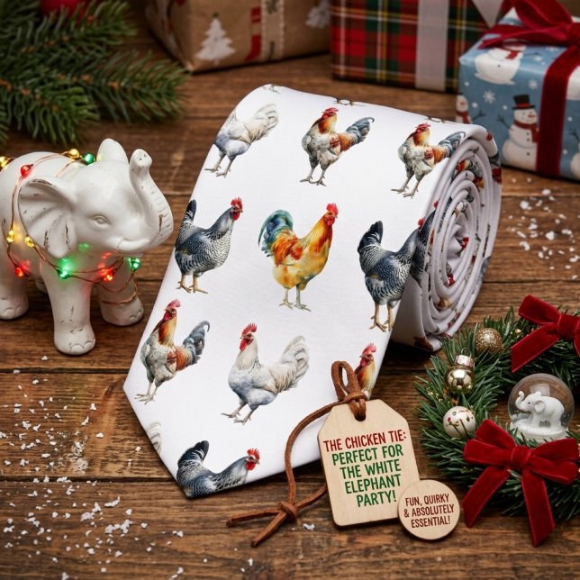 Cravate Tie de poule (Créateur téléchargé)