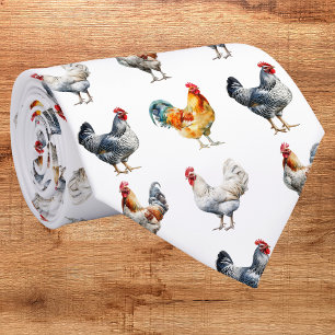 Cravate Tie de poule