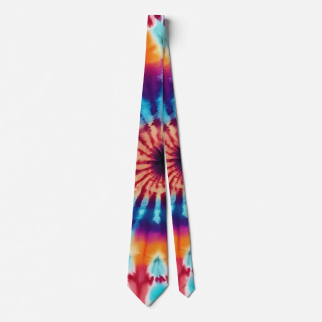 Cravate Tie Dye Motif (Devant)
