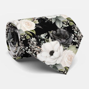 Cravate Tie floral pour occasion spéciale Moderne et for