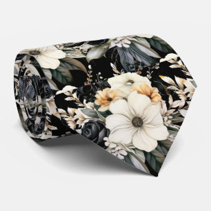 Cravate Tie floral pour occasion spéciale Moderne et for