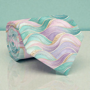 Cravate Tie Glam Couleurs Pastel Sirène