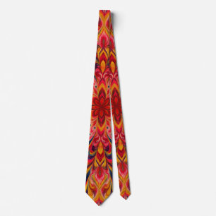 Cravate Tie Kaléidoscope Color Burst
