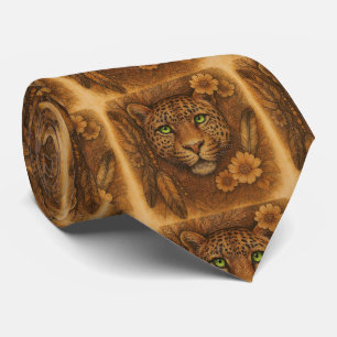 Cravate Tie Léopard Audacieux   Mode Masculine pour Hommes