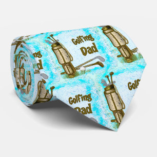 Cravate Tie Papa golfeur de golf