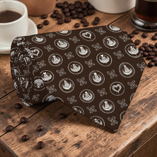 Cravate Tie personnalisé Café Latte