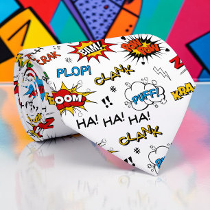 Cravate Tie personnalisé Comics Pop Culture