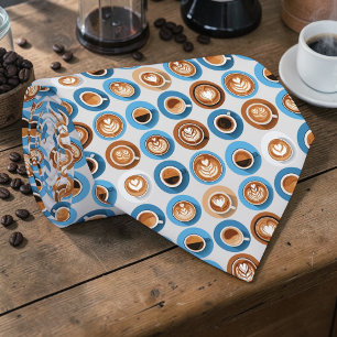 Cravate Tie personnalisée pour les amateurs de café au lai