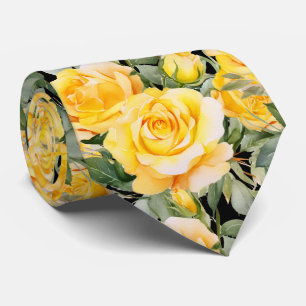 Cravate Tie pour homme   Necktie florale pour mariage et é