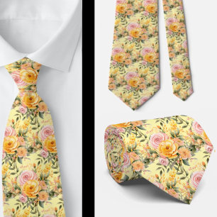 Cravate Tie pour homme   Nœud papillon floral pour mariage