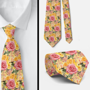 Cravate Tie pour homme   Nœud papillon floral pour mariage