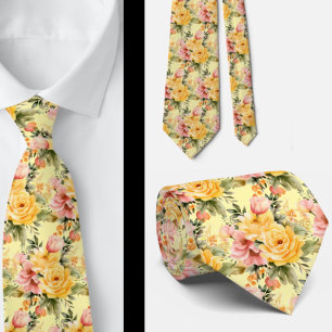 Cravate Tie pour homme   Nœud papillon floral pour mariage