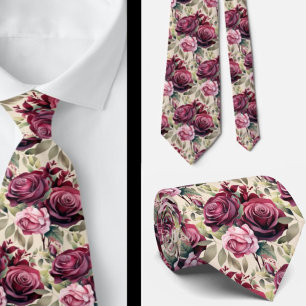 Cravate Tie pour Homme   Nœud Papillon Floral pour Mariage