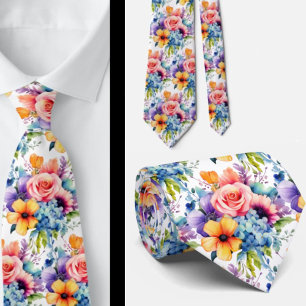 Cravate Tie pour homme   Nœud papillon floral pour mariage