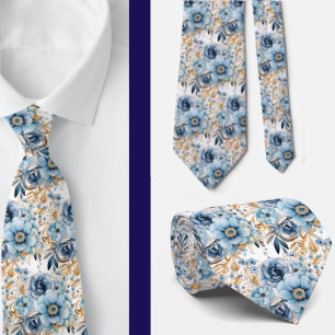 Cravate Tie pour homme Nœud papillon floral pour mariage