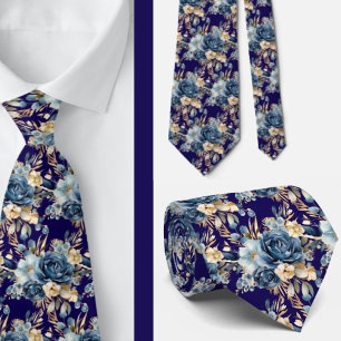 Cravate Tie pour homme Nœud papillon floral pour mariage