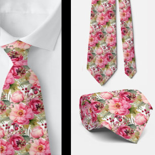 Cravate Tie pour Homme   Nœud Papillon Floral pour Mariage