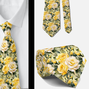 Cravate Tie pour homme   Nœud papillon floral pour mariage