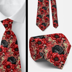 Cravate Tie pour homme Nœud papillon floral pour mariage