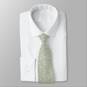 Cravate Tie vintage floral impérial français à vignes