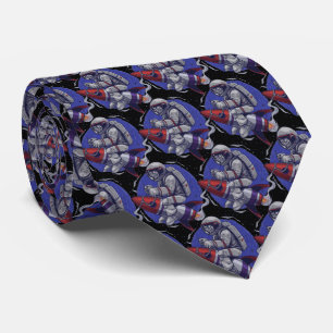 Cravate Tied Astronaute de Rodéo Fusée