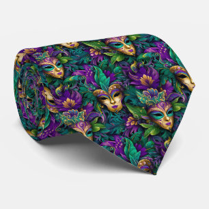 Cravate Tied de Mardi Gras pour homme