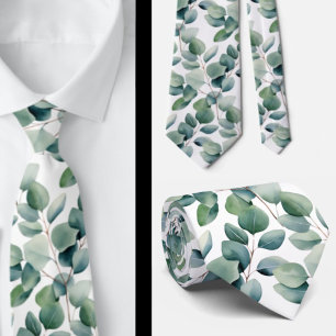 Cravate Tied de mariage au eucalyptus