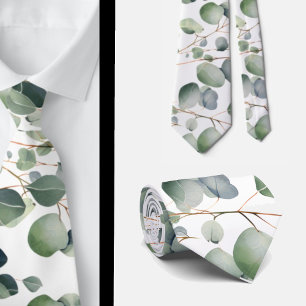 Cravate Ties à col formels en eucalyptus   Simples et clas
