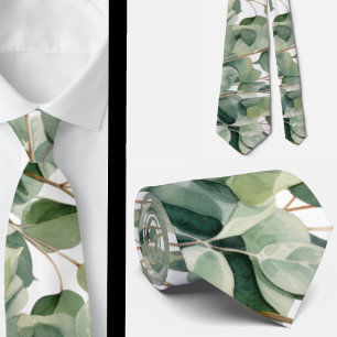 Cravate Ties de cou formels en eucalyptus   Simples et cla
