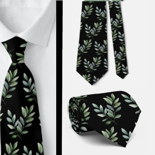Cravate Ties de cou formels en eucalyptus   Simples et cla