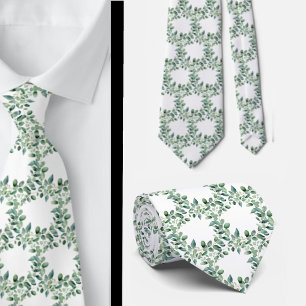 Cravate Ties de cou formels en eucalyptus   Simples et cla