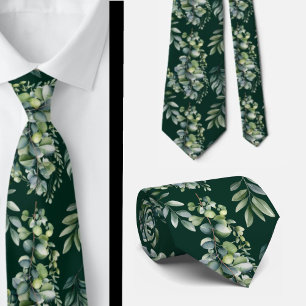 Cravate Ties de cou formels en eucalyptus   Simples et cla