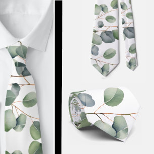 Cravate Ties formelles au cou en eucalyptus Simples et c