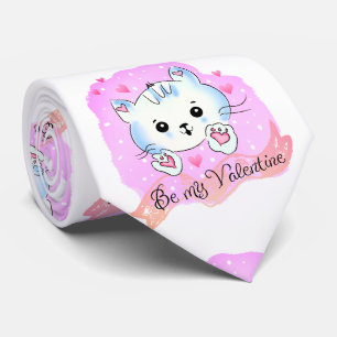 Cravate Ties pour hommes de créateurs Sois ma Saint-Valent