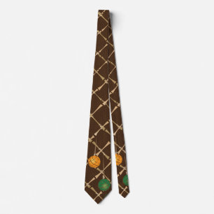 Cravate Tiki Tie Bamboo with Floats