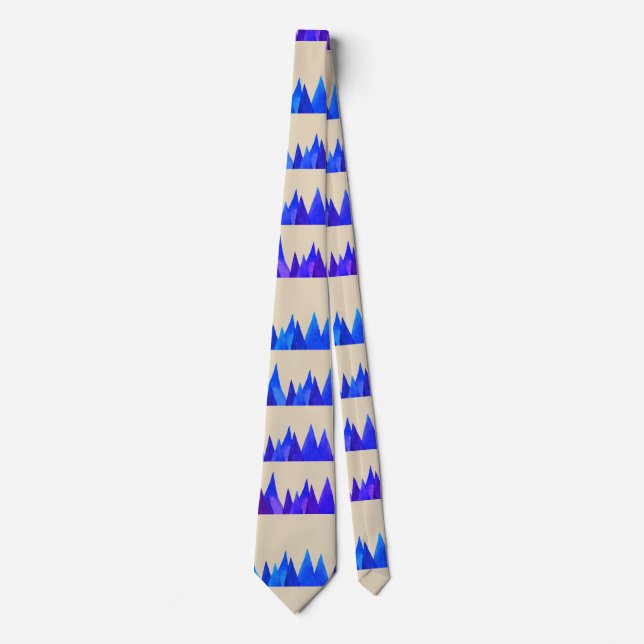 Cravate Tops bleu (Devant)